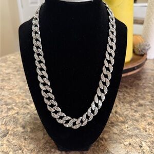 Silver Bling Necklace